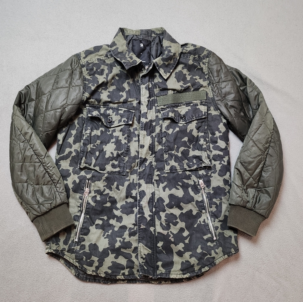 G-Star Raw Camo Padded Overshirt / Shacket / Light Jacket / Size Medium